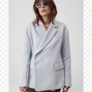 NWT ATOIR (Australian) Women's Light Blue Blazer oversized  Coat